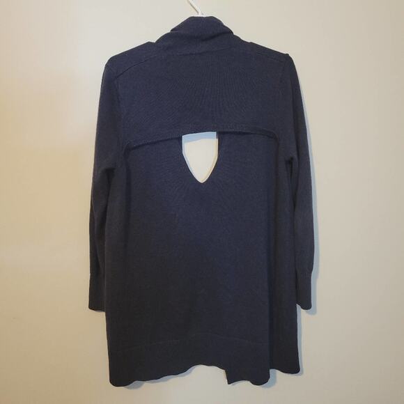 CAbi Viactoria Back Cutout Navy Sweater - Picture 8 of 8